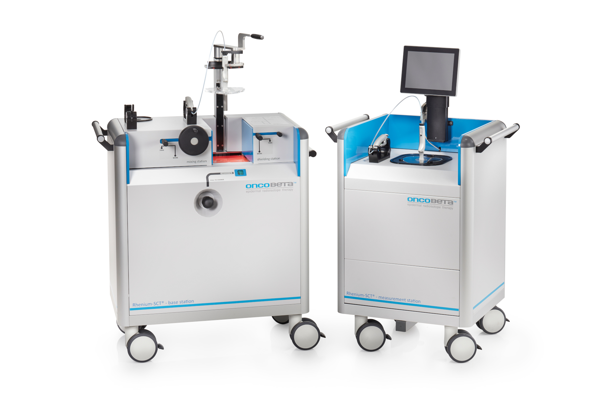 OncoBeta Measuring Station and the OncoBeta Base Station