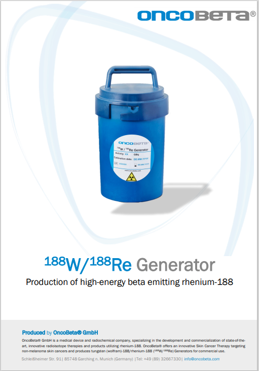 Tungsten Rhenium generator brochure